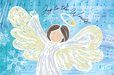 Framed Joy to the World Print