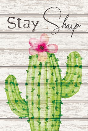 Framed Stay Sharp Print