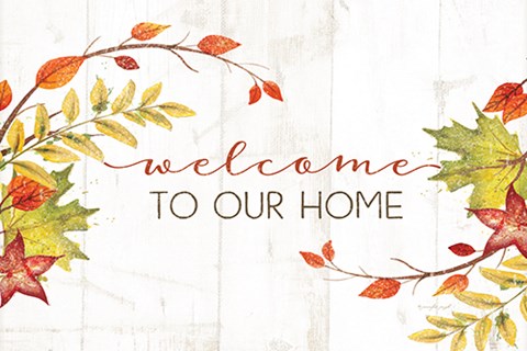 Framed Welcome to Our Home Print