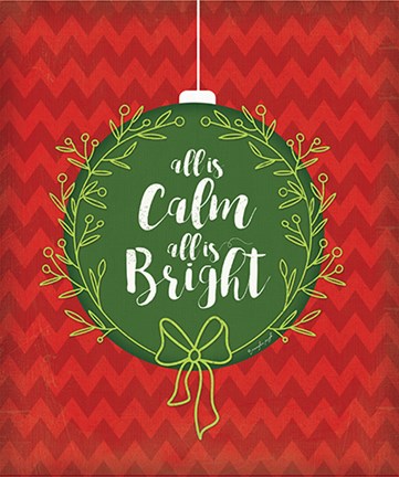 Framed All is Calm Print