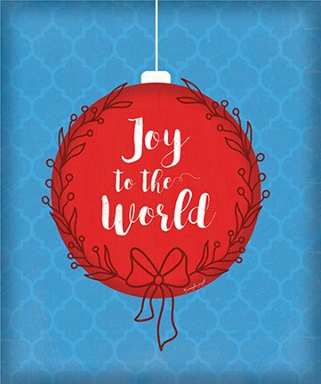 Framed Joy to the World Print