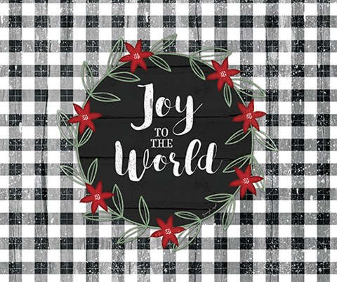 Framed Joy to the World Print