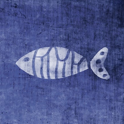 Framed Swirl Fish Print
