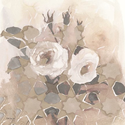 Framed Transitional Blooms 1 Print