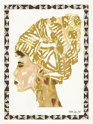 Framed Side Portrait 2 Print