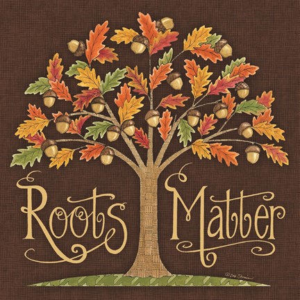 Framed Roots Matter Print
