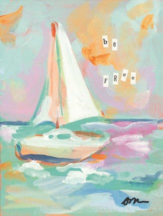Framed Sailboat II Print