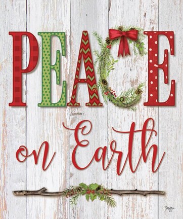 Framed Peace on Earth Print