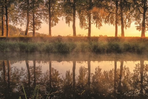 Framed Sunrise in the Netherlands Print