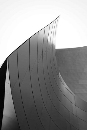 Framed Skyscraper II BW Print