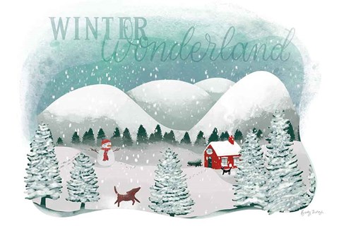 Framed Winter Wonderland I Print
