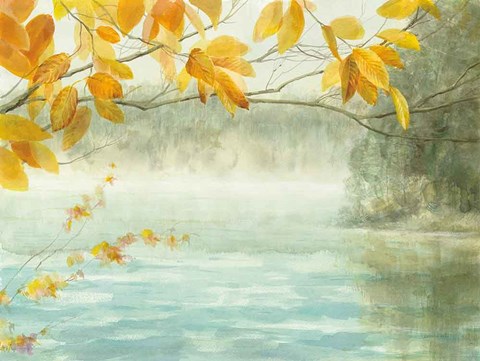 Framed View from the Shore Print