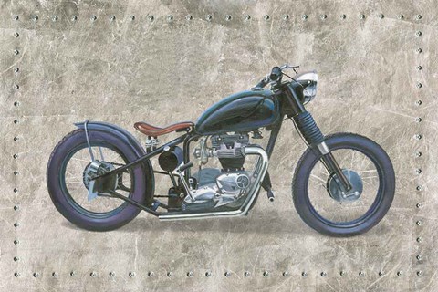 Framed Lets Roll I Gray Print