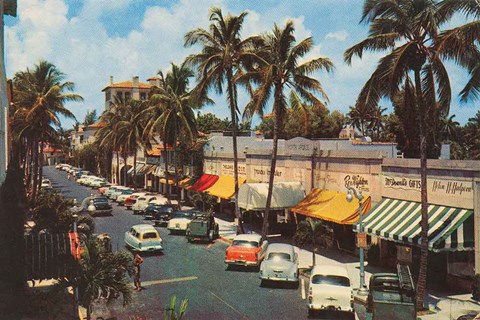 Framed Florida Postcard IV Print