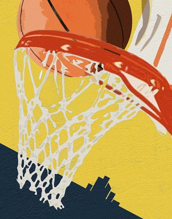 Framed Slam Dunk Print