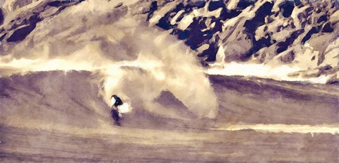 Framed Carving Print