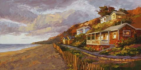 Framed Beach Buddies Print