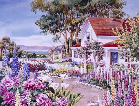 Framed Summer in the Country Print