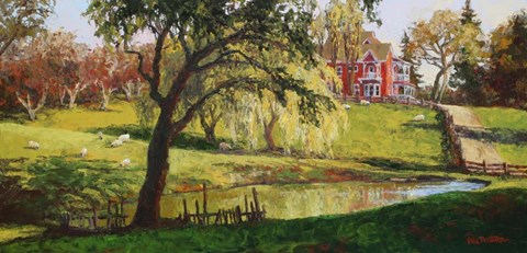 Framed Reilly Heights Print