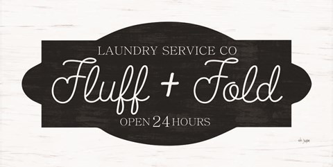 Framed Fluff &amp; Fold Print