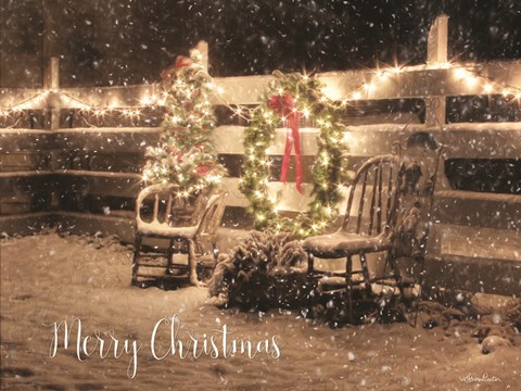 Framed Merry Christmas Print