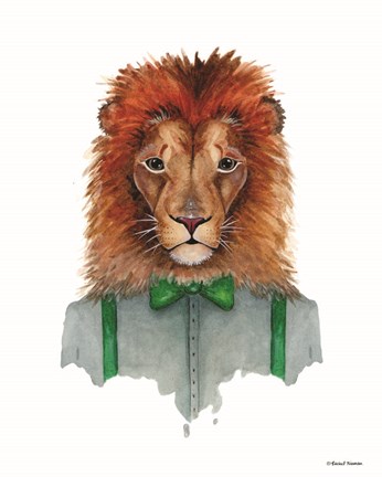 Framed Lovely Lion Print