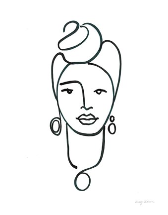 Framed Beauty IV Print