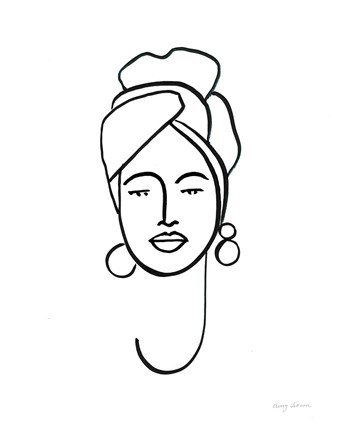 Framed Beauty II Print