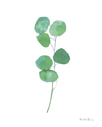 Framed Fresh and Green VIII Print