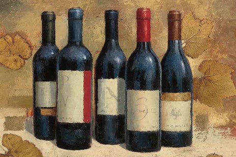 Framed Napa Reserve Wine Crop Print