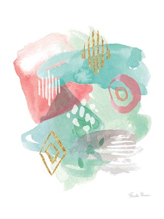 Framed Faridas Abstract III v2 Print