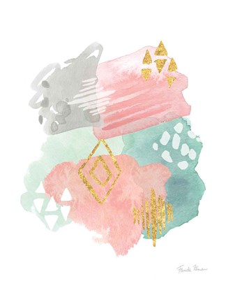 Framed Faridas Abstract II v2 Print