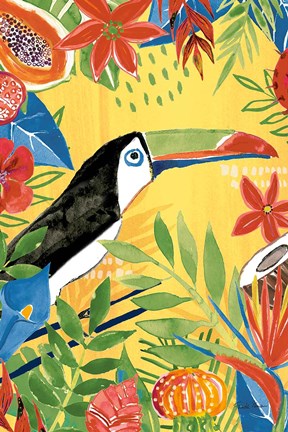 Framed Tutti Frutti VI v2 Print