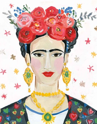 Framed Homage to Frida Bright Print