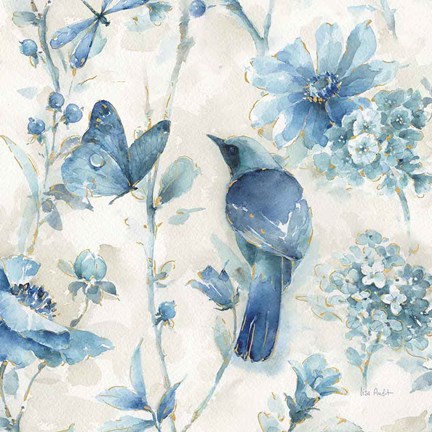 Framed Indigold XII v2 Print