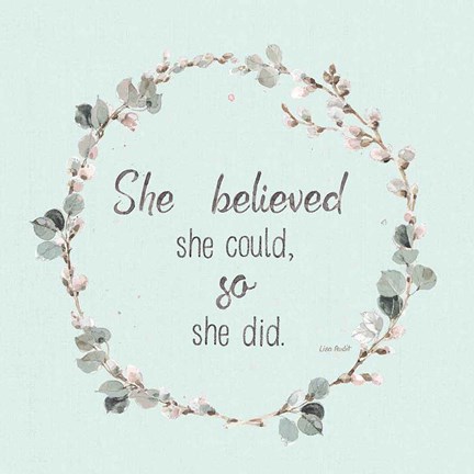 Framed Country Weekend XXVI v2 Turquoise Print