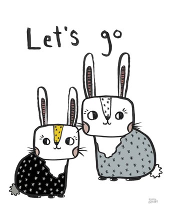 Framed Scandy Baby Light V Print