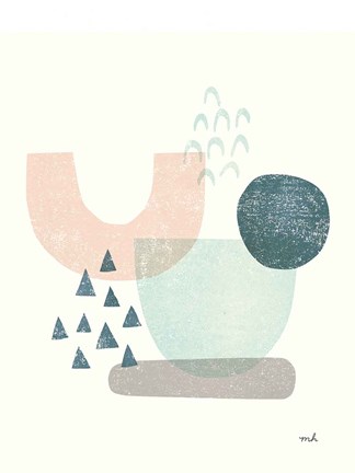 Framed Happy Thoughts II v2 Print