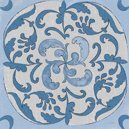 Framed Coast Lines I Cool Print