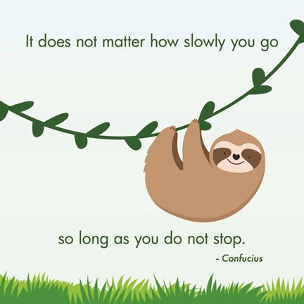 Framed Keep Going Print