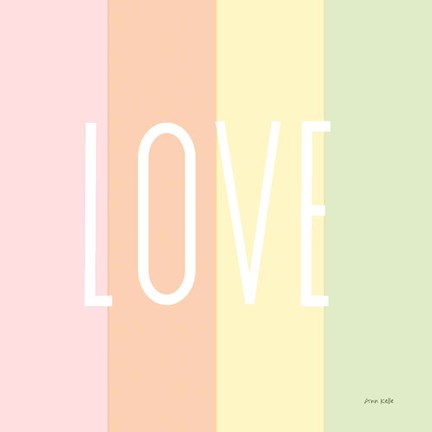 Framed Love Rainbow Print