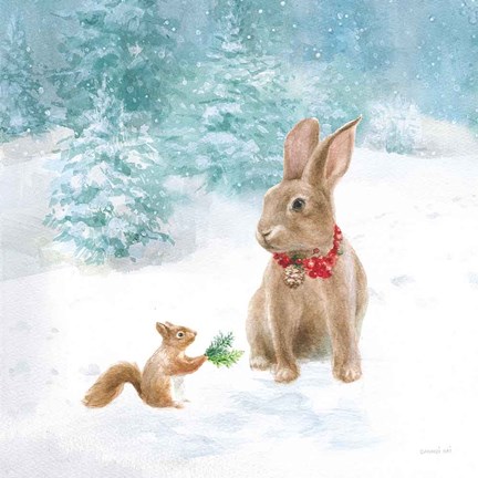 Framed Woodland Celebration IV Print