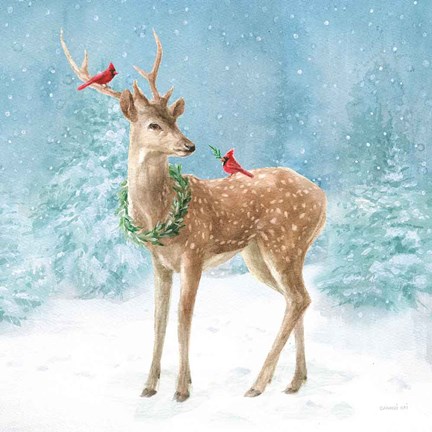 Framed Woodland Celebration III Print