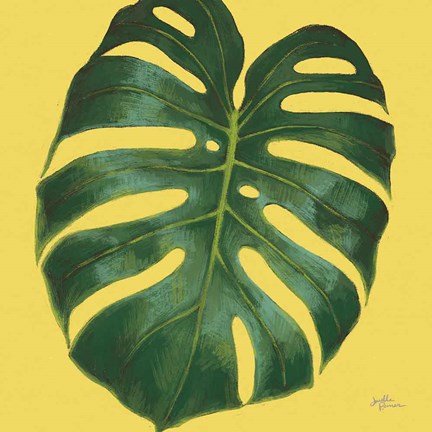 Framed Welcome to Paradise XIII Yellow Print