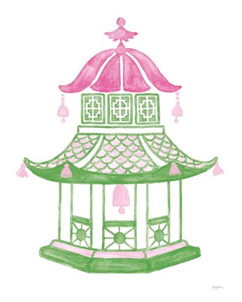 Framed Everyday Chinoiserie III Bright Print