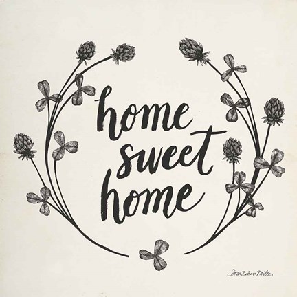 Framed Happy to Bee Home I Words Neutral Print