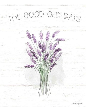 Framed Farmhouse Cotton VII Sage Print