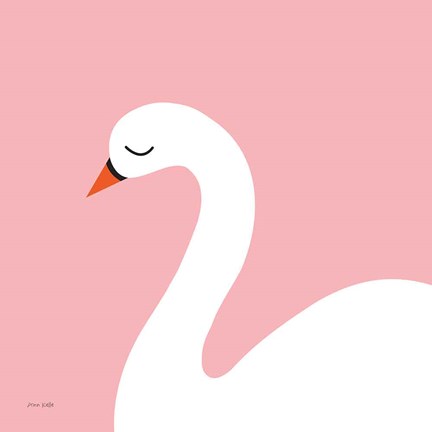 Framed Swan Print