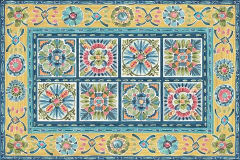 Framed Gypsy Meadow VII Print