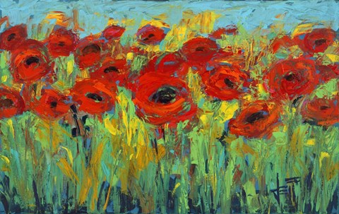 Framed Roses are Red Print